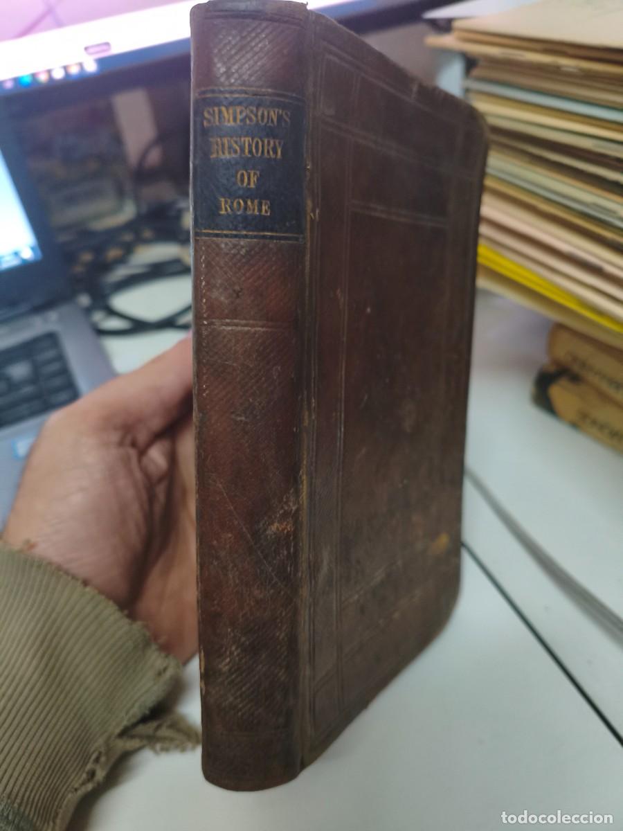 Libros antiguos: HISTORY ROME ROBERT SIMPSON 1817 - Foto 1