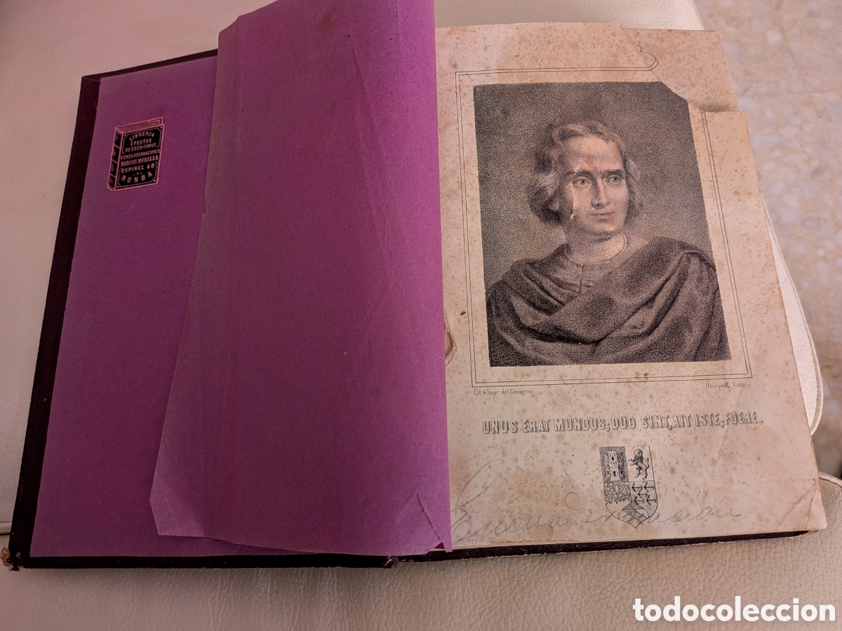 Libros antiguos: Colon c&oacute;dice diplom&aacute;tico - Foto 2