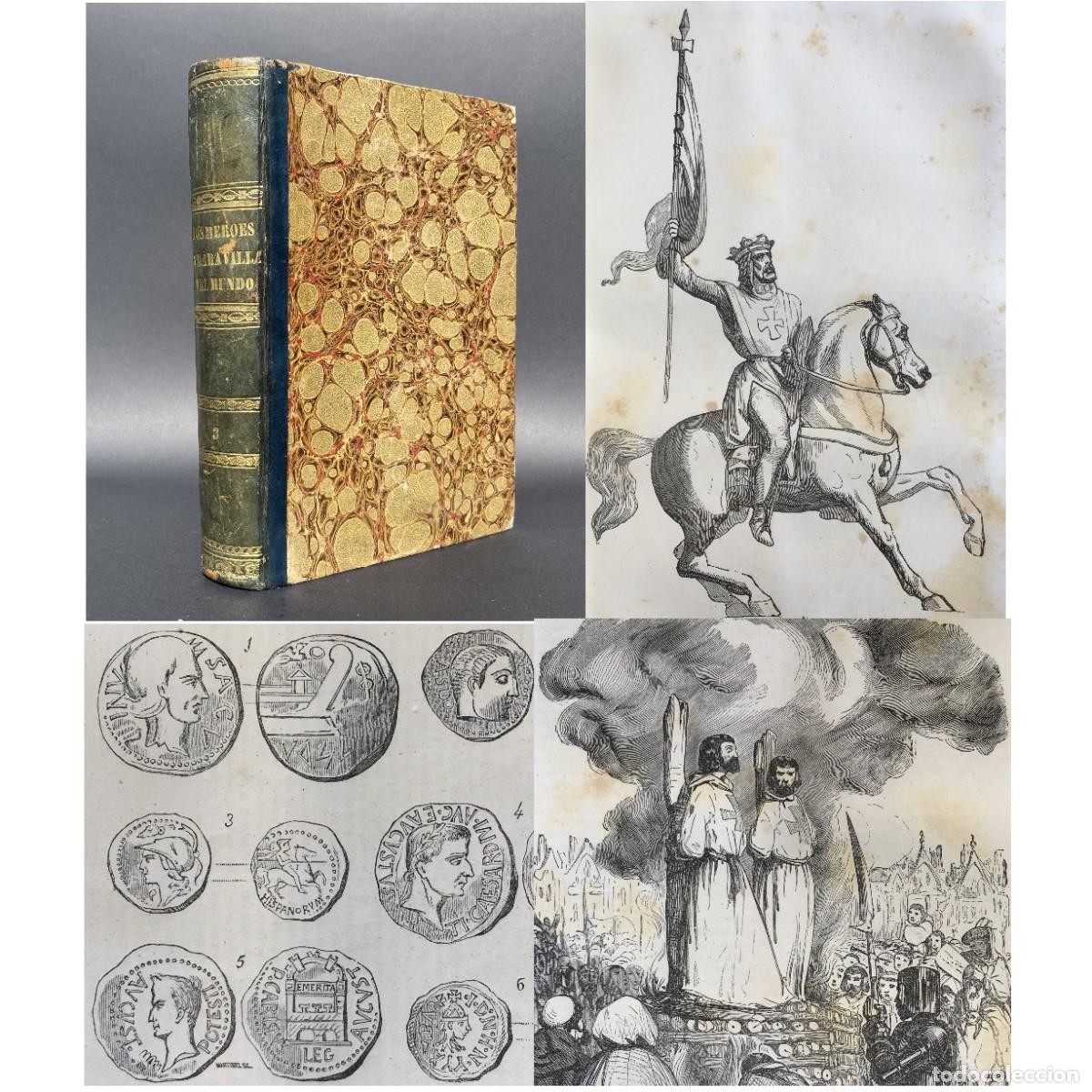 Libros antiguos: A&ntilde;o 1855 - Julio C&eacute;sar - Comentarios de la Guerra de las Galias y de la Guerra Civil - Templarios