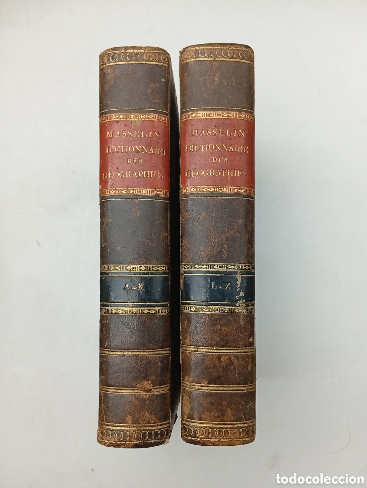 Libros antiguos: Dictionnaire geographies J G Masselin 1827