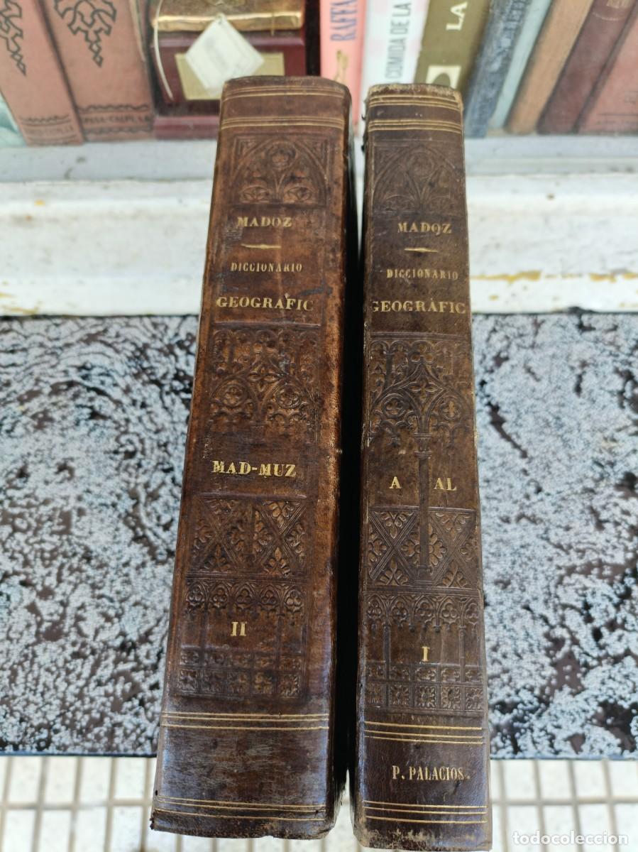 Libros antiguos: DICCIONARIO GEOGR&Aacute;FICO ESTAD&Iacute;STICO HIST&Oacute;RICO DE ESPA&Ntilde;A MADOZ TOMO I-2