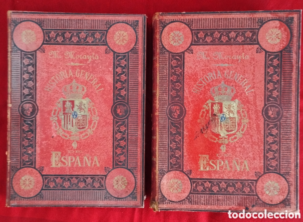 Libros antiguos: Historia General de Espa&ntilde;a M. Morata Siglo XIX.