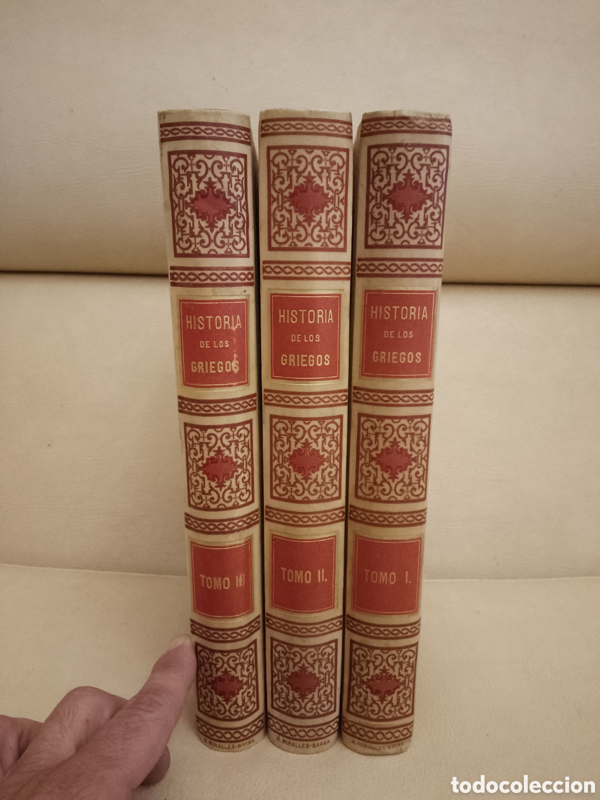 Libros antiguos: HISTORIA DE LOS GRIEGOS - VICTOR DURUY - 3 TOMOS (COMPLETA) - ED. MONTANER Y SIM&Oacute;N, 1890