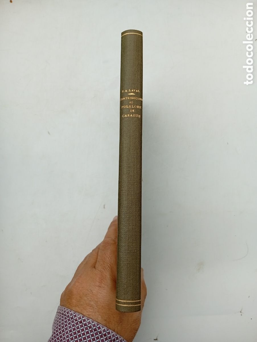 Old books: Contribuci&oacute;n Folklore Carahue Chile 1916 Madrid