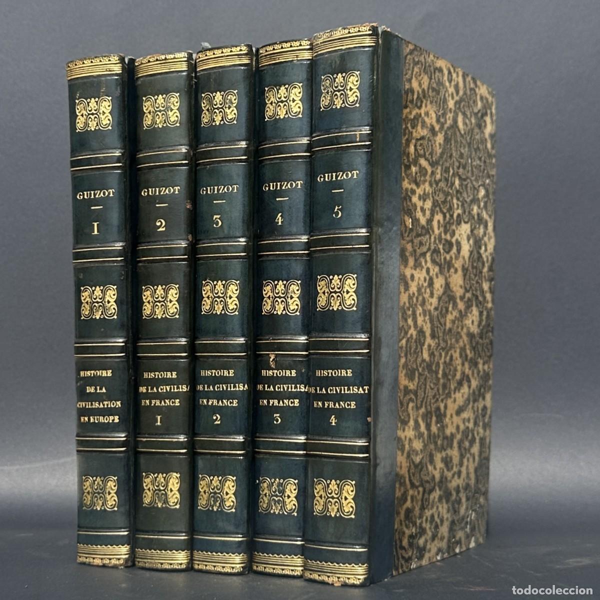 Libros antiguos: A&Ntilde;O 1840 - HISTORIA DE LA CIVILIZACION EN EUROPA Y FRANCIA - GUIZOT -