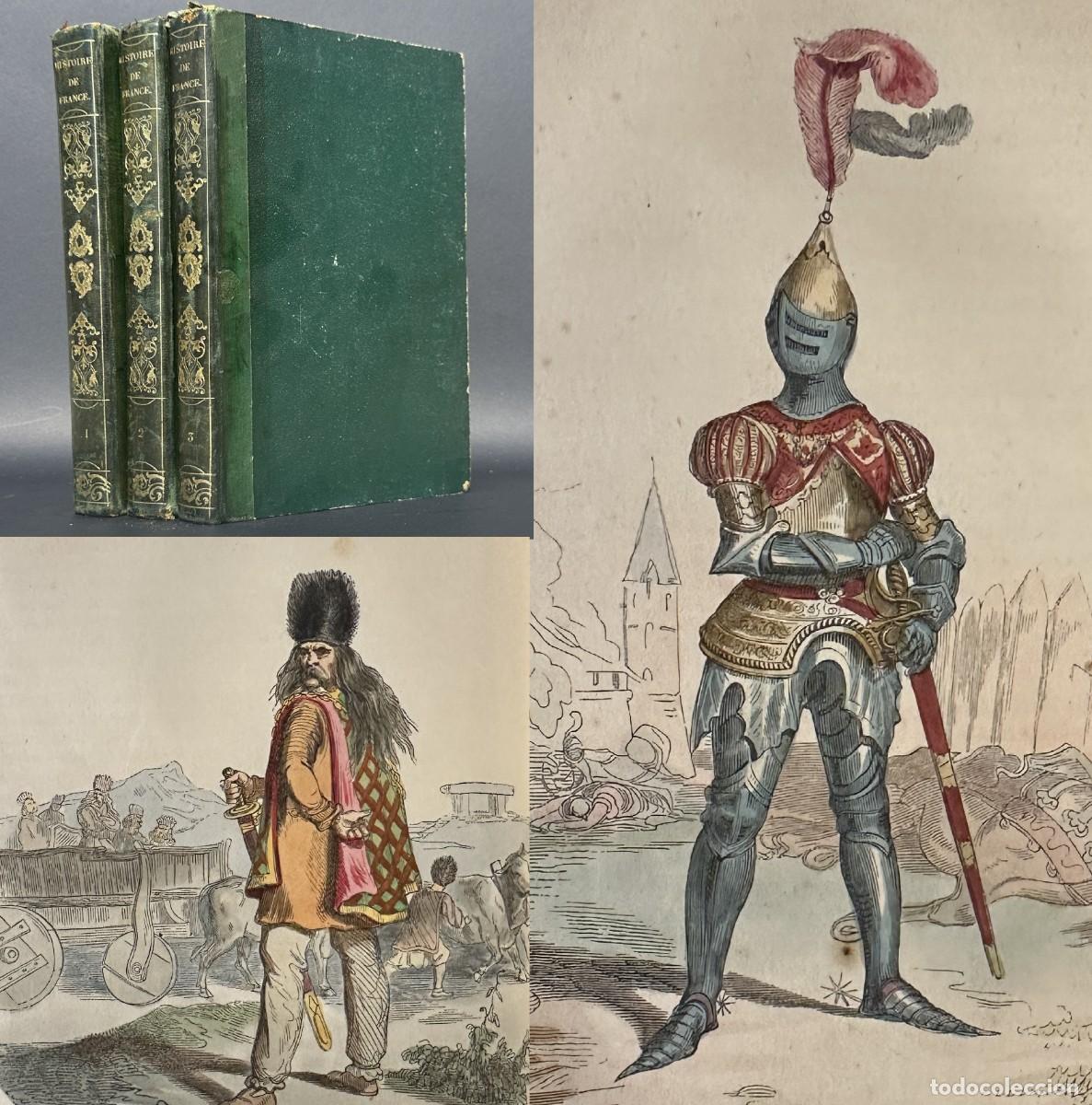 Antiquarische B&uuml;cher: s. XIX - HISTORIA DE FRANCIA - ANQUETIL - GRABADOS - ILUSTRACIONES -