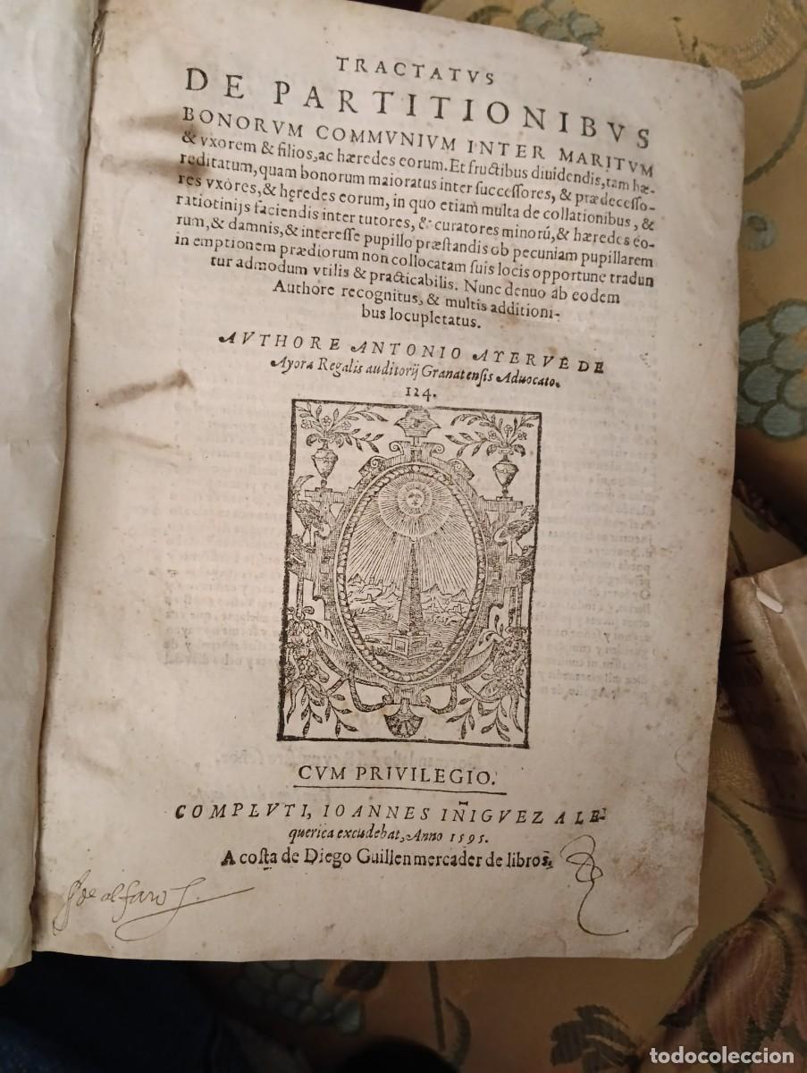 Libros antiguos: Libro antiguo siglo XVI el derecho en la Espa&ntilde;a medieval pergamino