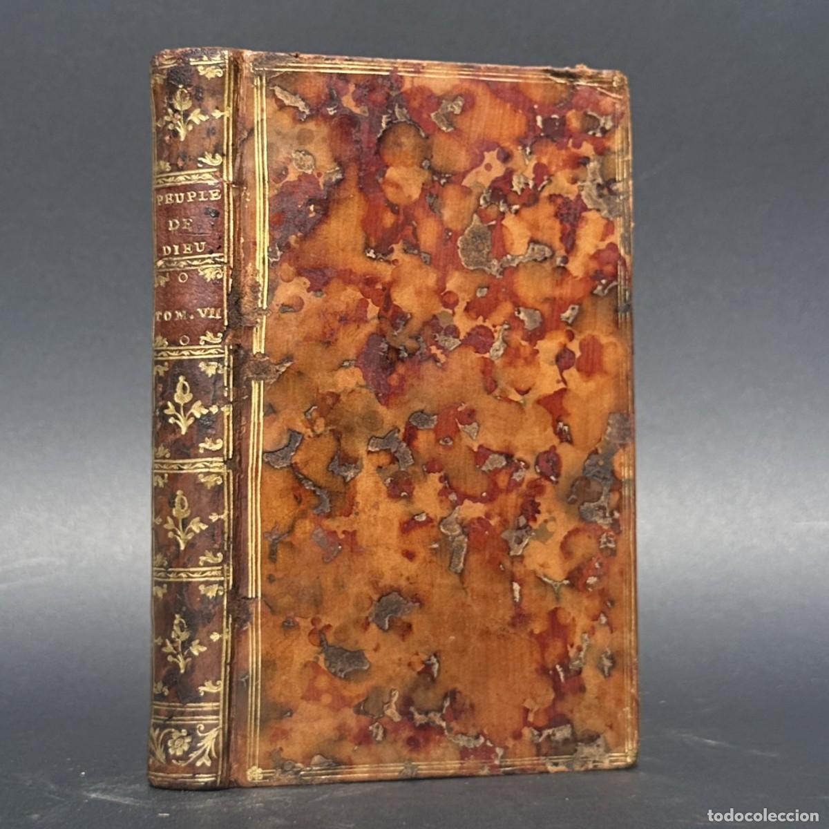 Old books: a&ntilde;o 1753 - HISTORIA DEL PUEBLO DE DIOS - PRIMEROS CRISTIANOS -