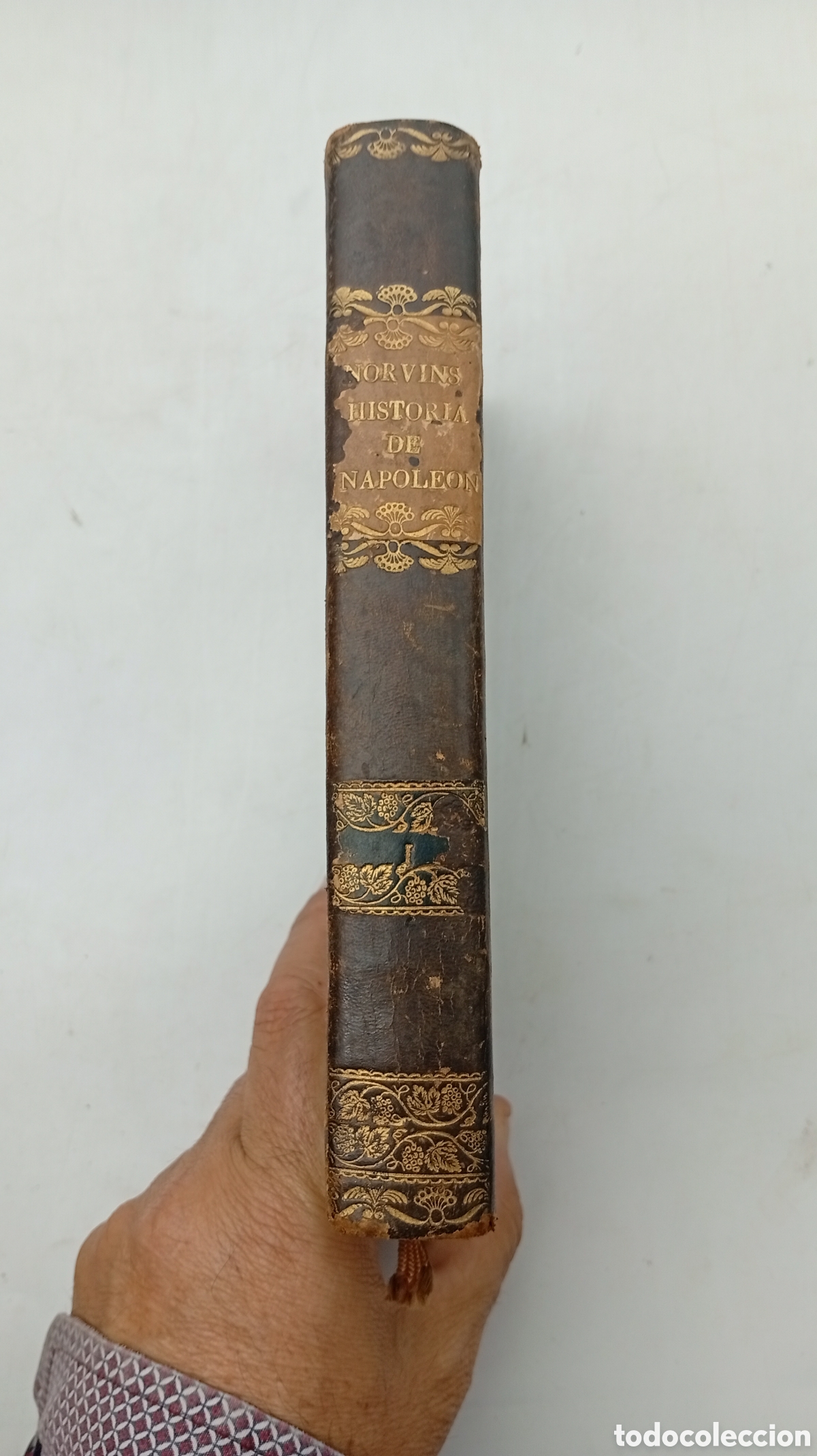Old books: Historia de Napoleon tomo primero a&ntilde;o 1835 Barcelona