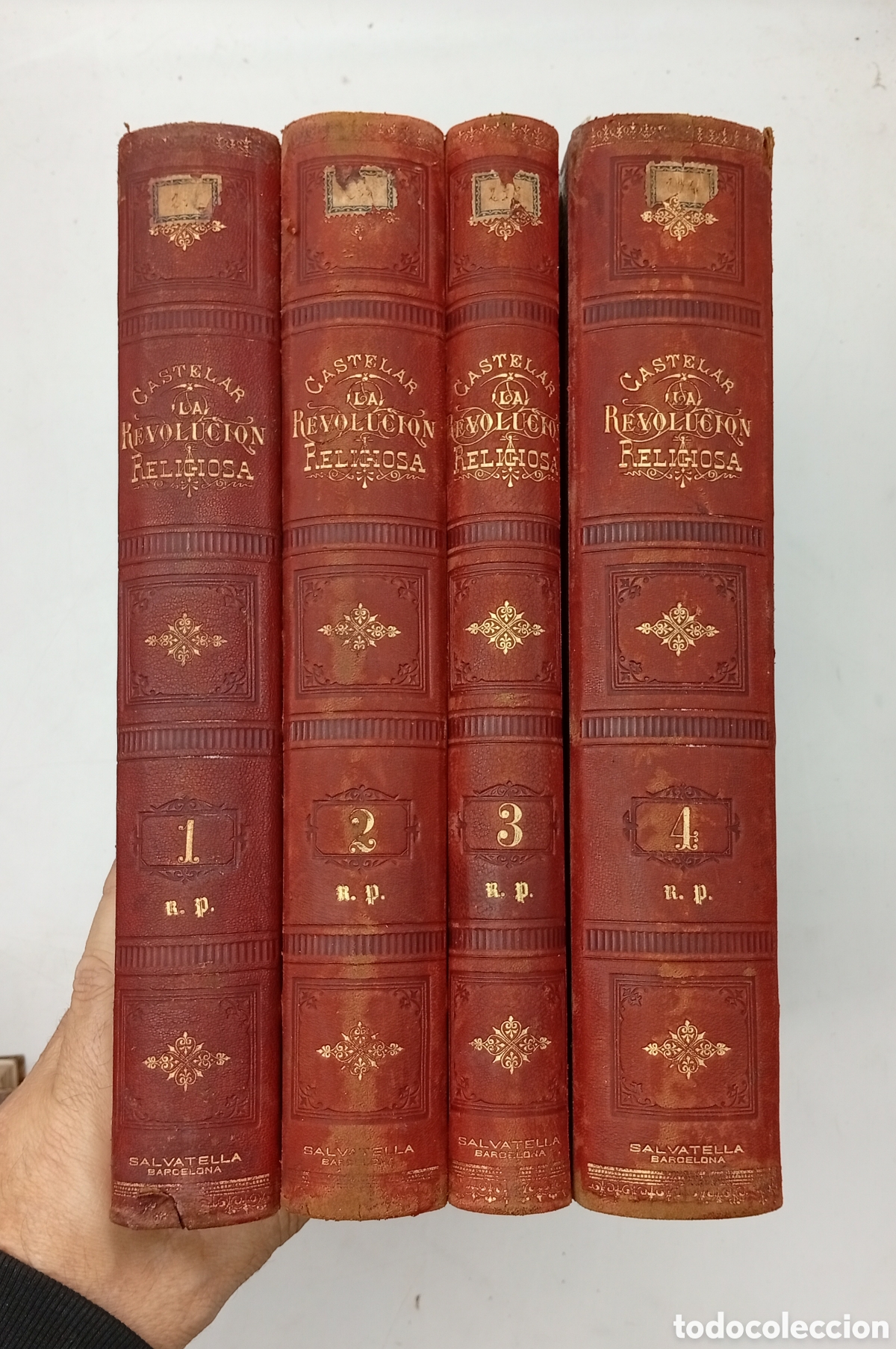Libros antiguos: La revoluci&oacute;n religiosa 1880 - 1883 por Emilo Castelar