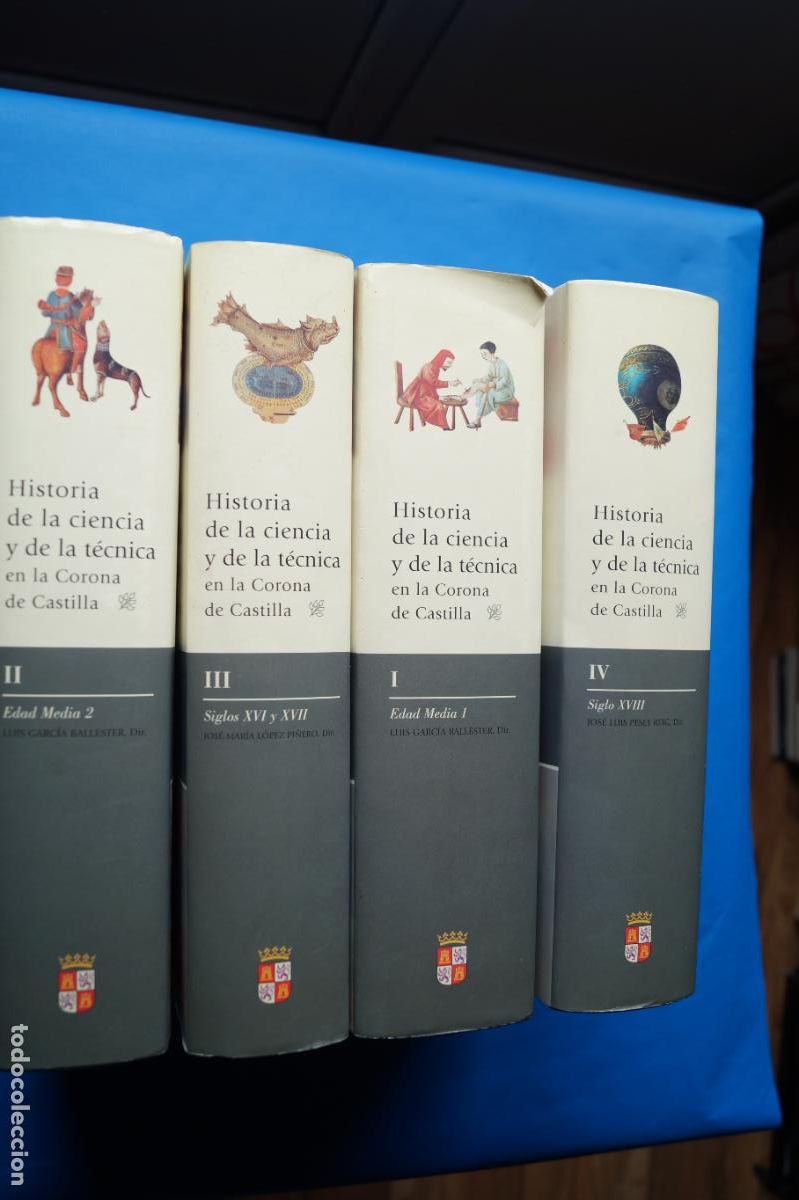 Libros antiguos: HISTORIA DE LA CIENCIA Y DE LA TECNICA EN LA CORONA DE CASTILLA. DIR. LUIS GARCIA BALLESTER. VV.AA