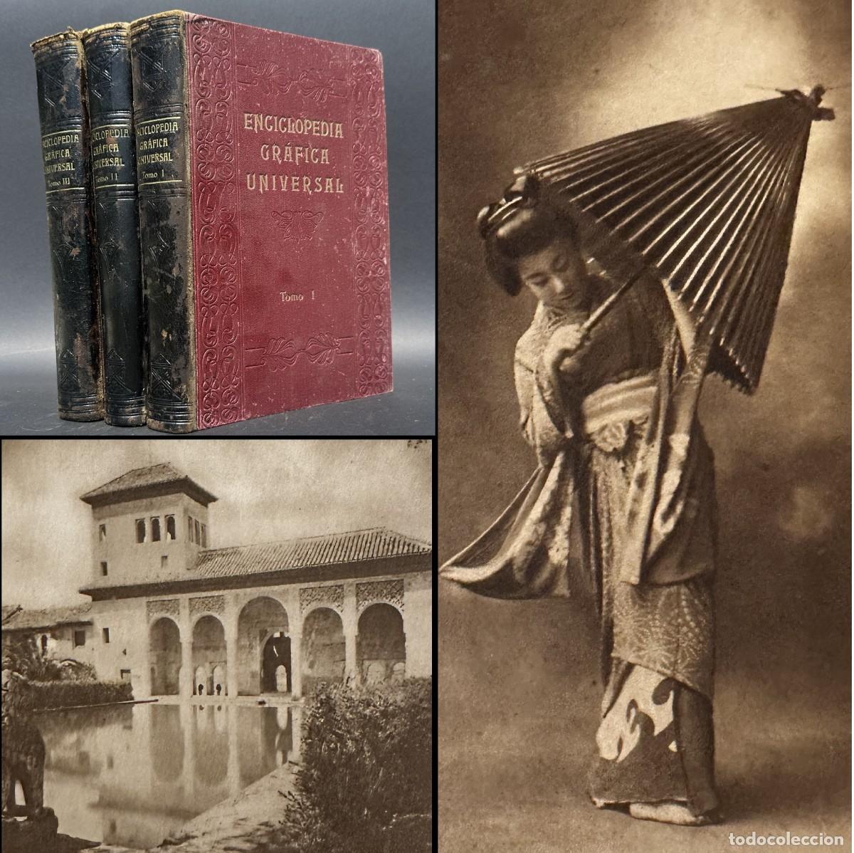 Libros antiguos: ENCICLOPEDIA GRAFICA - AVICULTURA - HISTORIA - EL JAP&Oacute;N ANTIGUO - MAYAS - ILUSTRACIONES