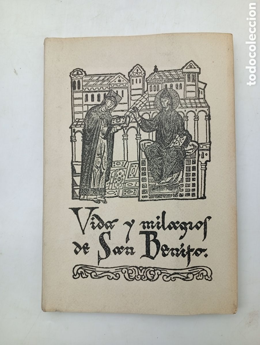 Libros antiguos: Vida y milagros de San Benito numerado