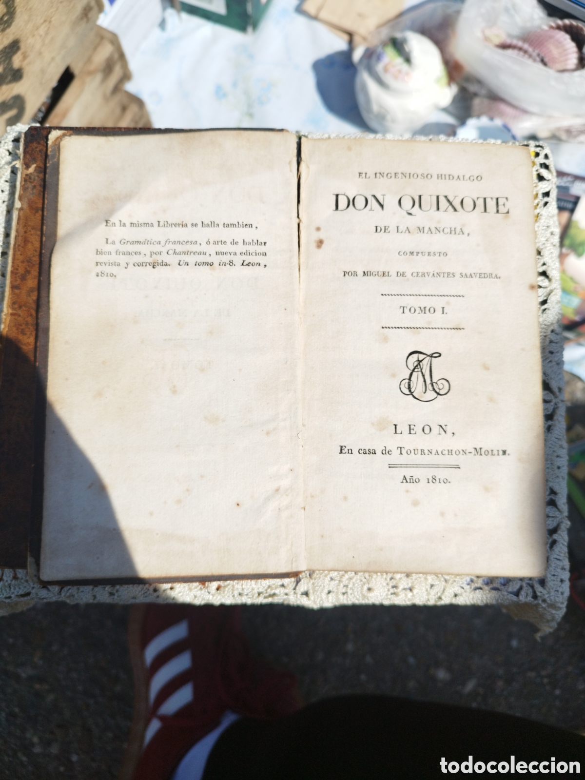 Libros antiguos: Don quixote de la mancha