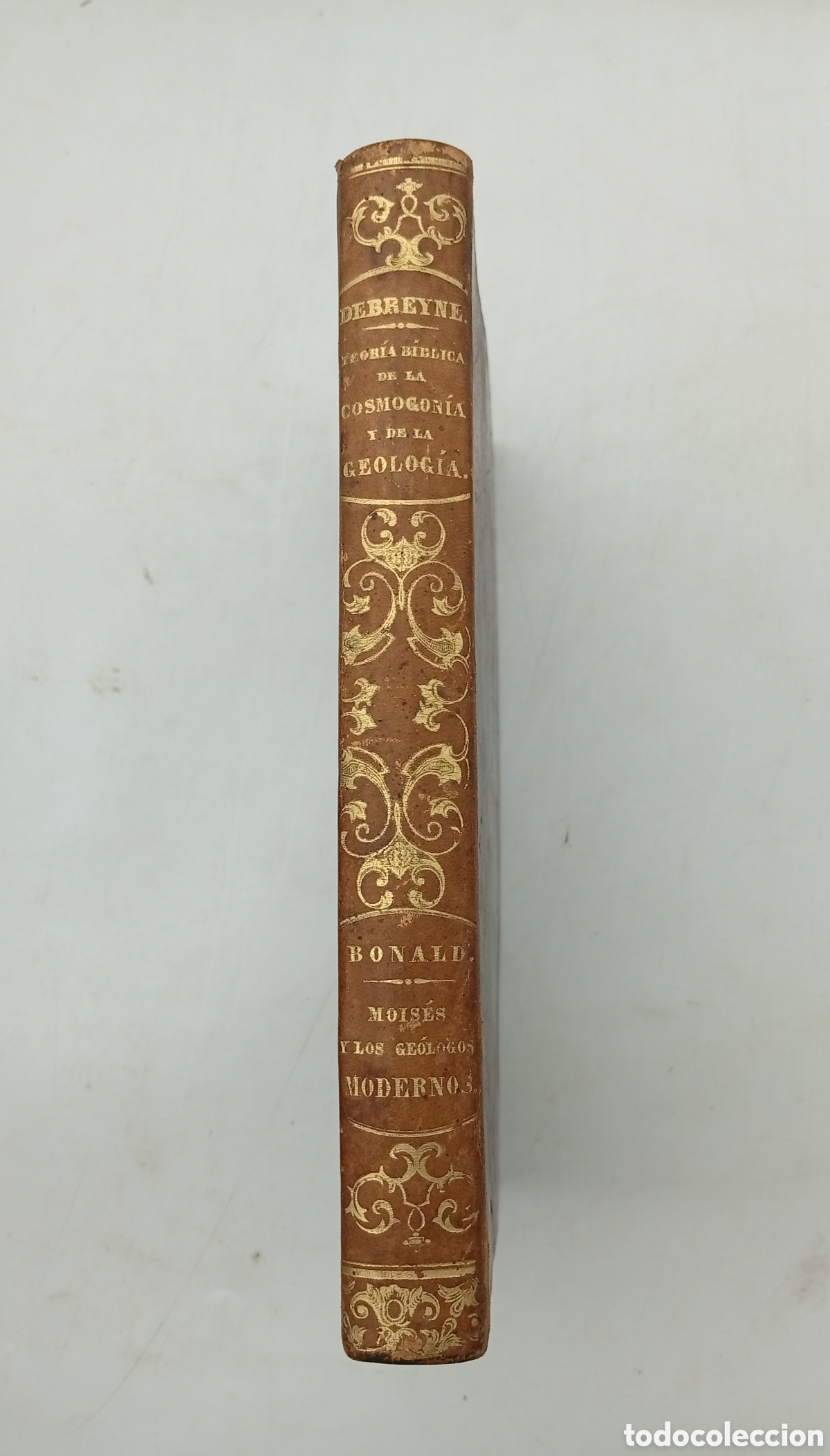 Libros antiguos: Teor&iacute;a biblica de la cosmolog&iacute;a y de la geolog&iacute;a 1854 Barcelona