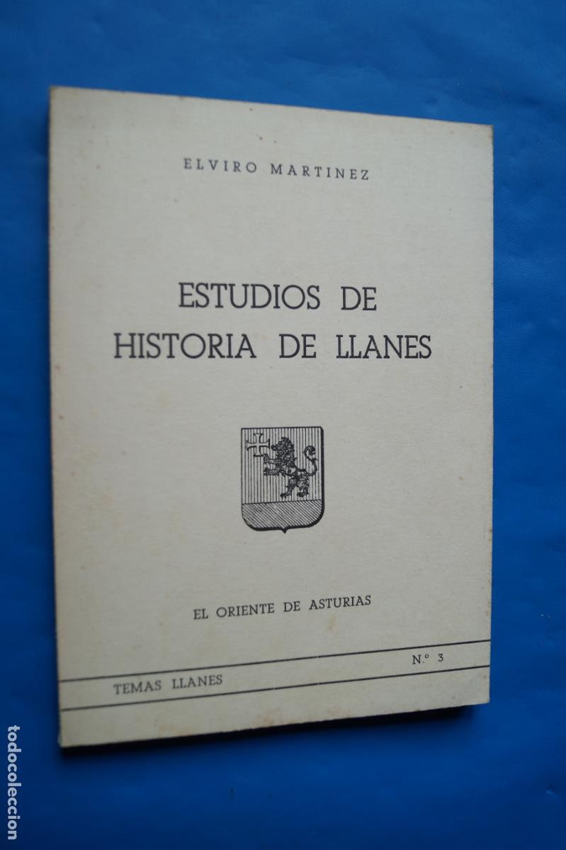 Libros antiguos: ESTUDIOS DE HISTORIA DE LLANES. ELVIRO MARTINEZ