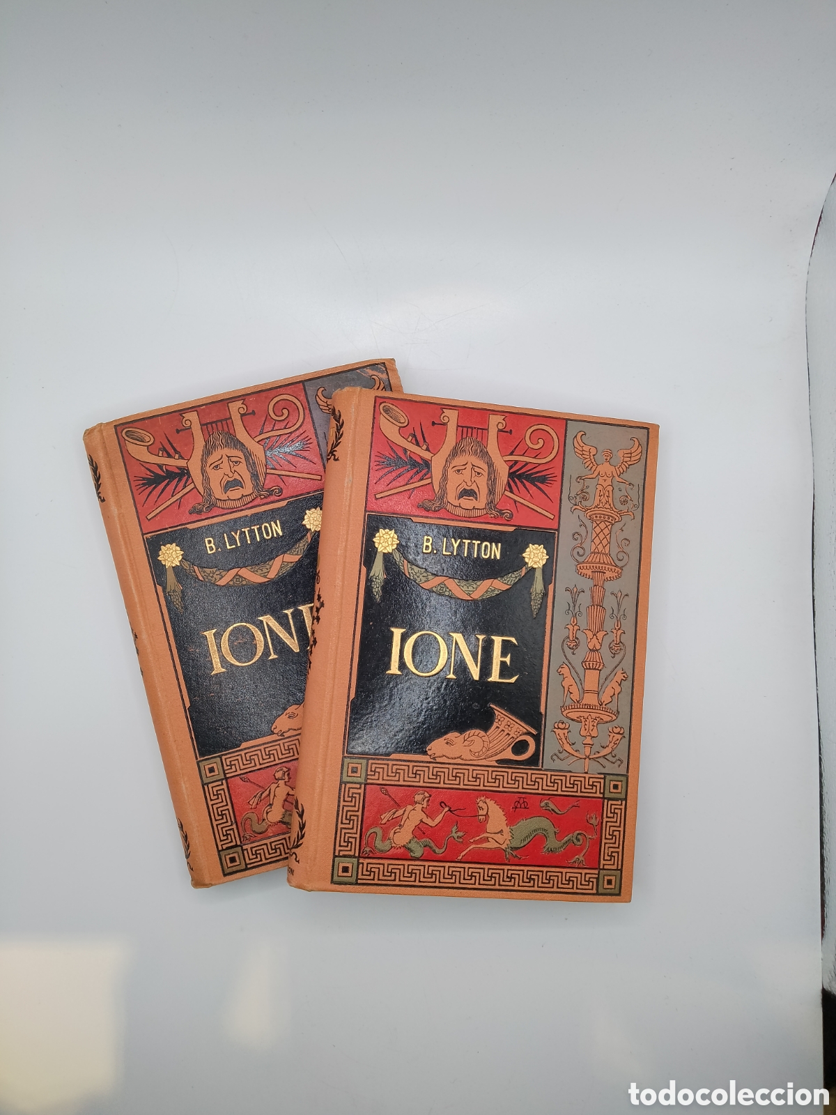 Libros antiguos: E. B. LYTTON: IONE (LOS &Uacute;LTIMOS D&Iacute;AS DE POMPEYA) - 2 TOMOS (ED. VERDAGUER, 1883) (obra completa)