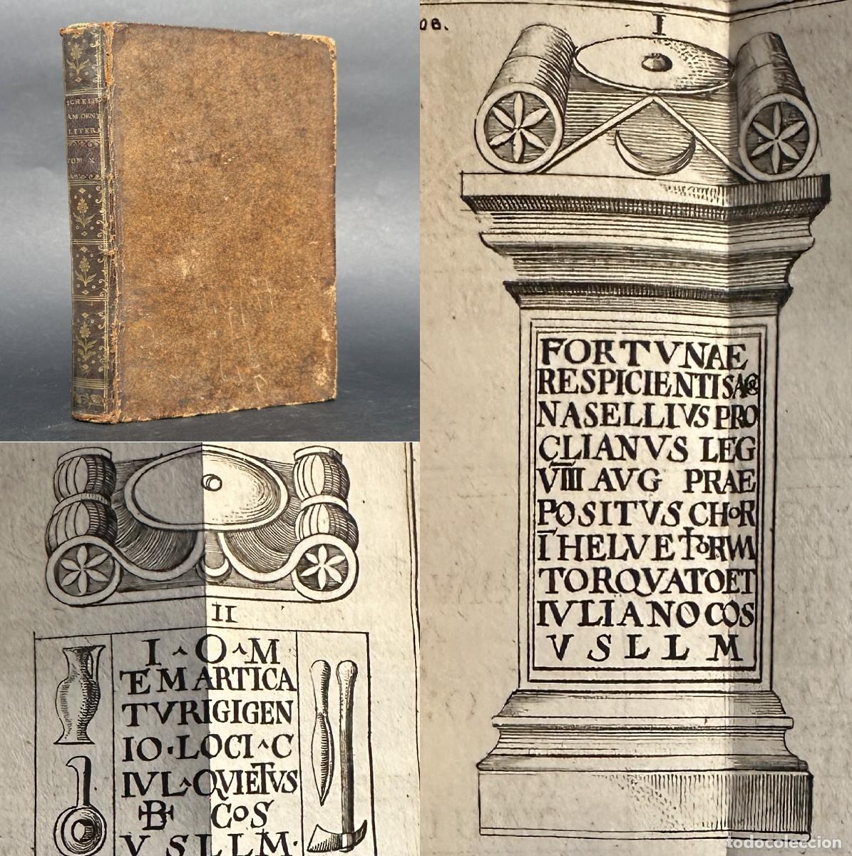 Libros antiguos: a&ntilde;o 1729 - AMOENITATES LITERARIAE - HISTORIA - INSCRIPCIONES ROMANAS - ASTRONOMIA