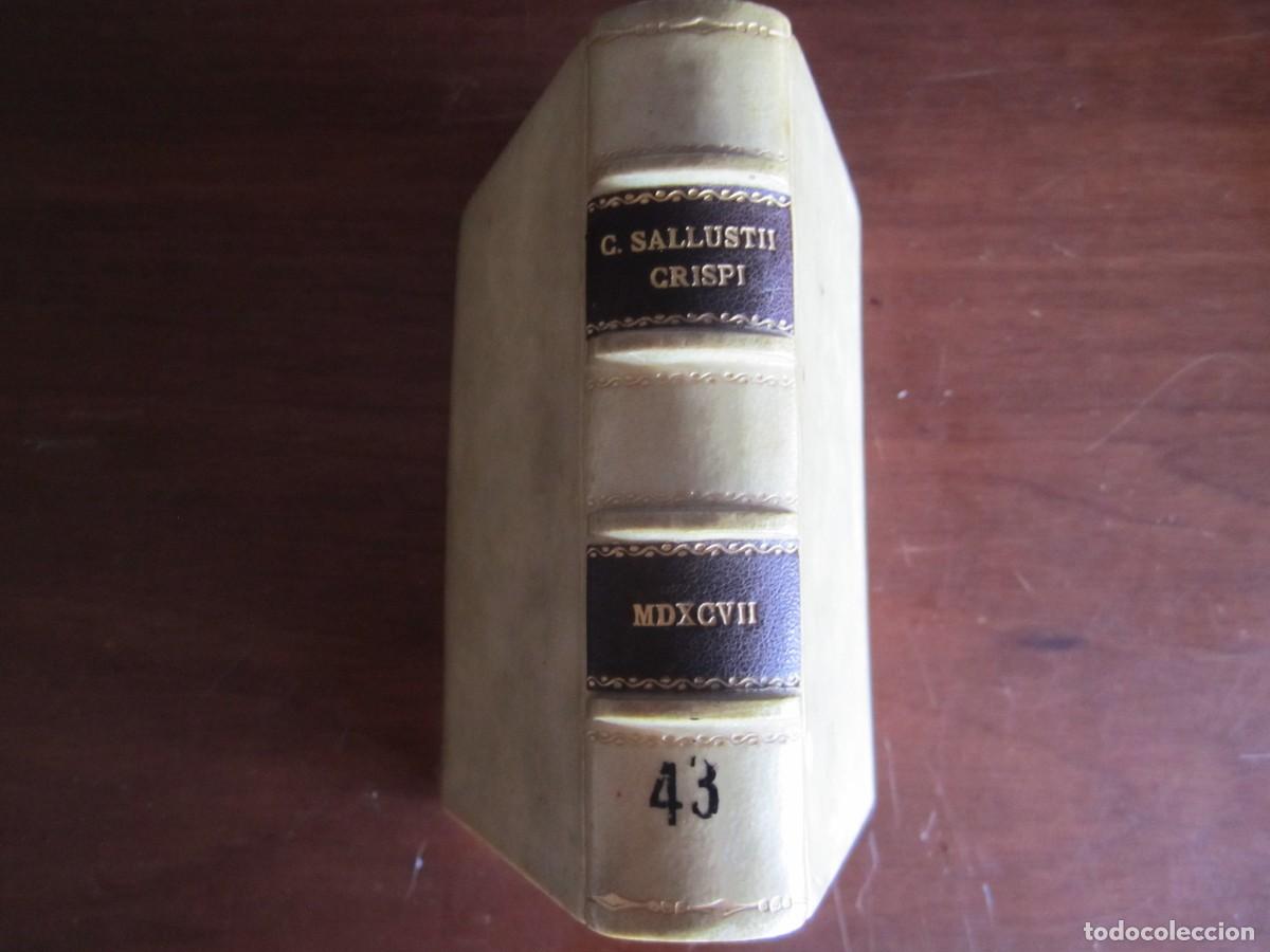 Libros antiguos: C.SALLUSTII CRISPI -CONJURATIO CATILINE -BELLUM-PORTII-1597 -LYON