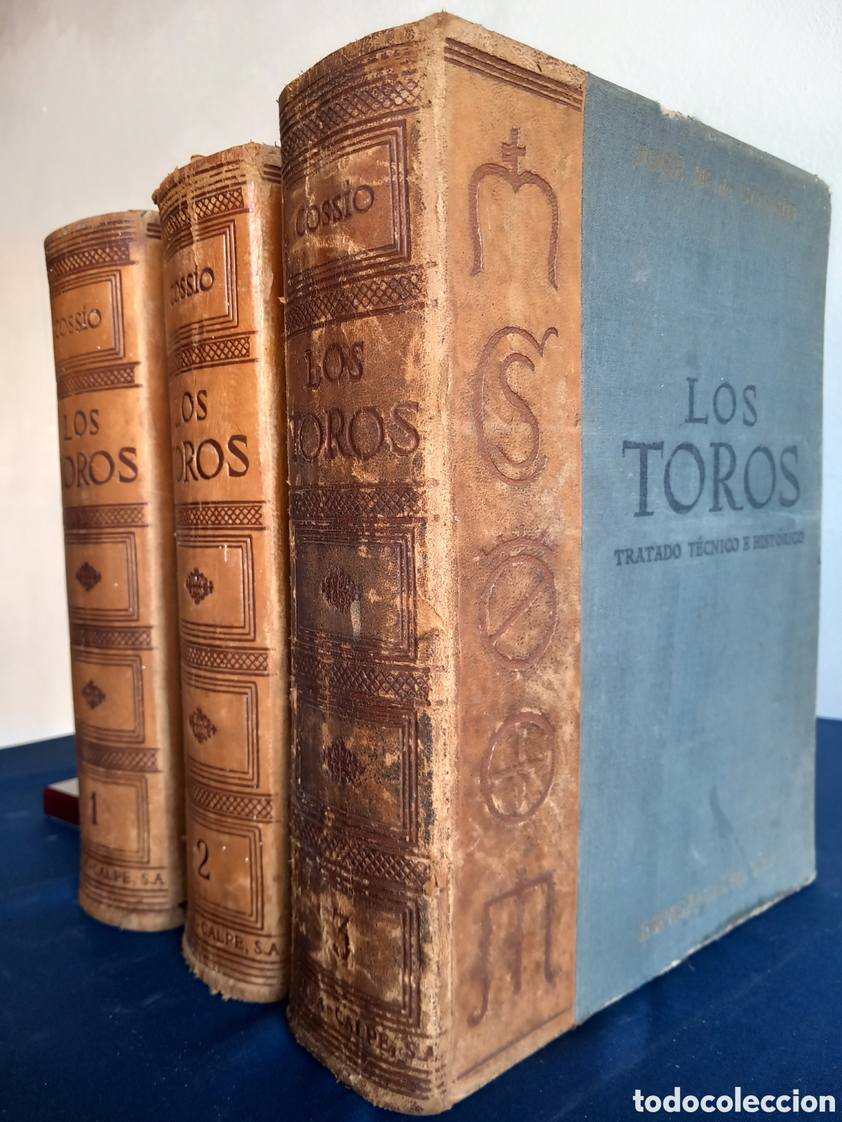 Libros antiguos: Colecci&oacute;n los toros 3 tomos - Foto 2