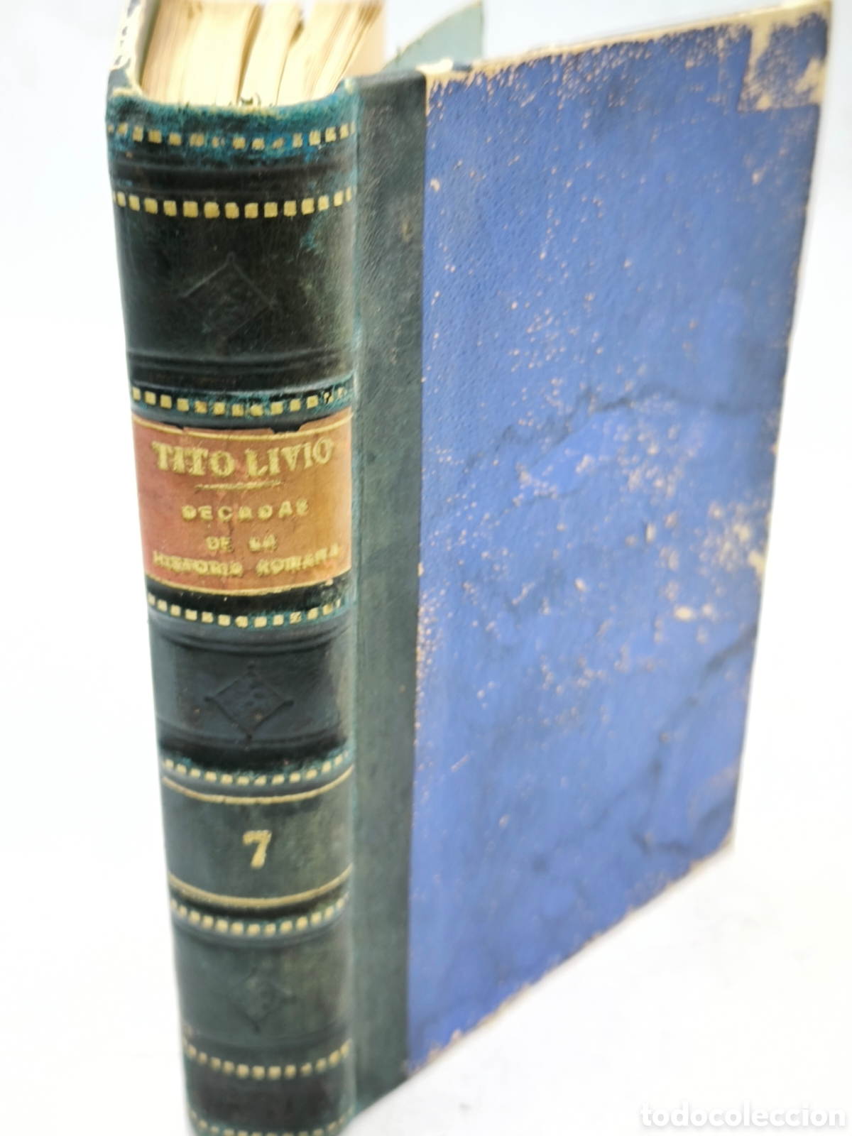Old books: D&eacute;cadas de la historia de Roma .Tito Livio 1889