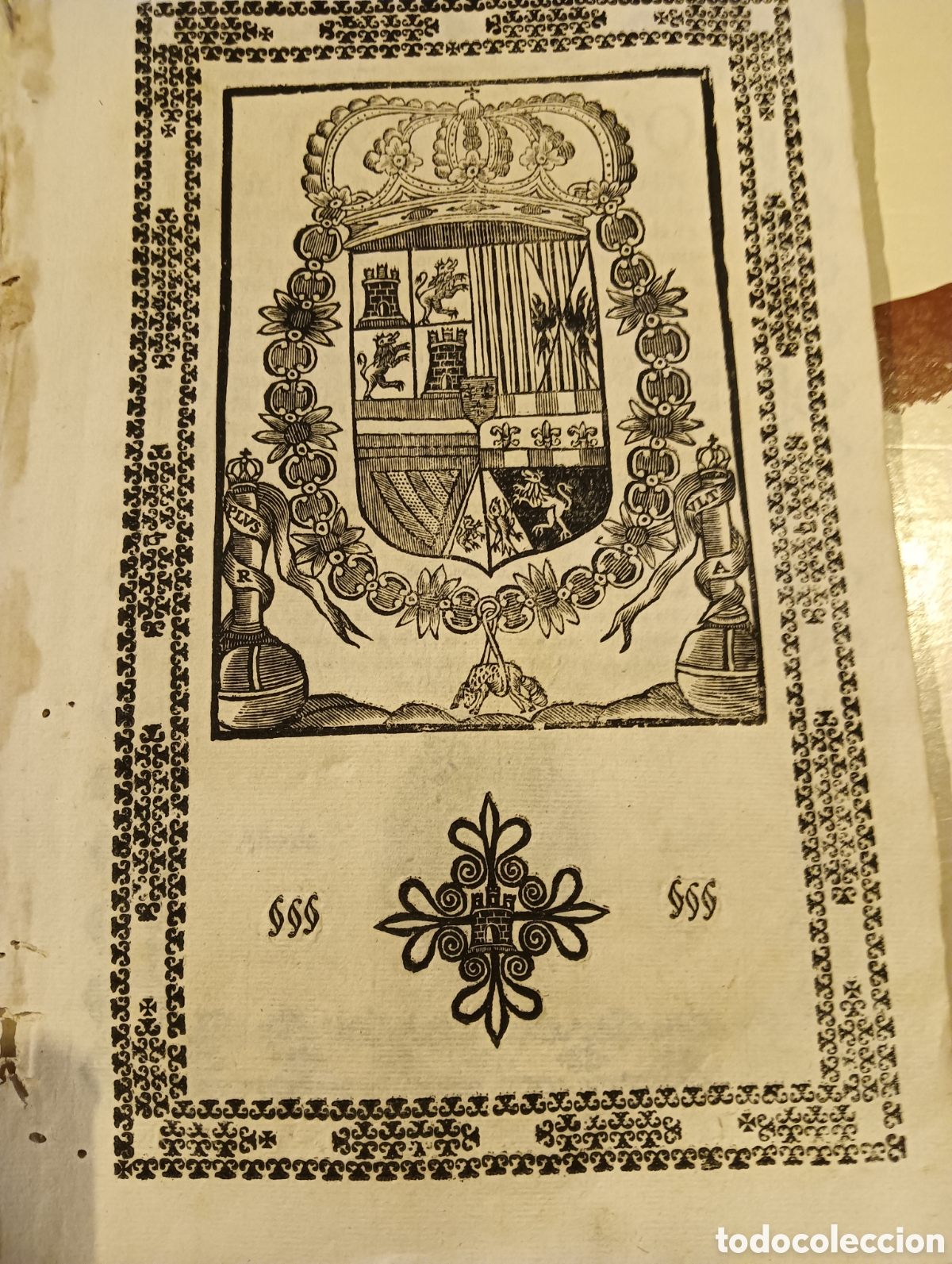 Libros antiguos: Burgos privilegio original hospital del Rey ganader&iacute;a 1748