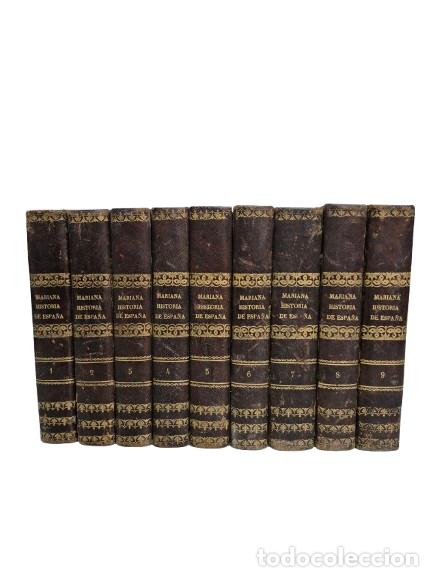 Antiquarische B&uuml;cher: 9 Tomos - Historia General De Espa&ntilde;a - D. Juan de Marian - Con L&aacute;minas - 1839 - Jos&eacute; Maria Gutierrez