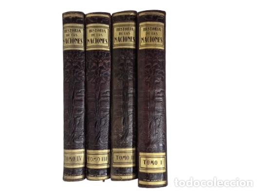 Antiquarische B&uuml;cher: 4 Tomos - Historia de la Naciones - Guillermo de Boladeres Ibern - Obra Completa