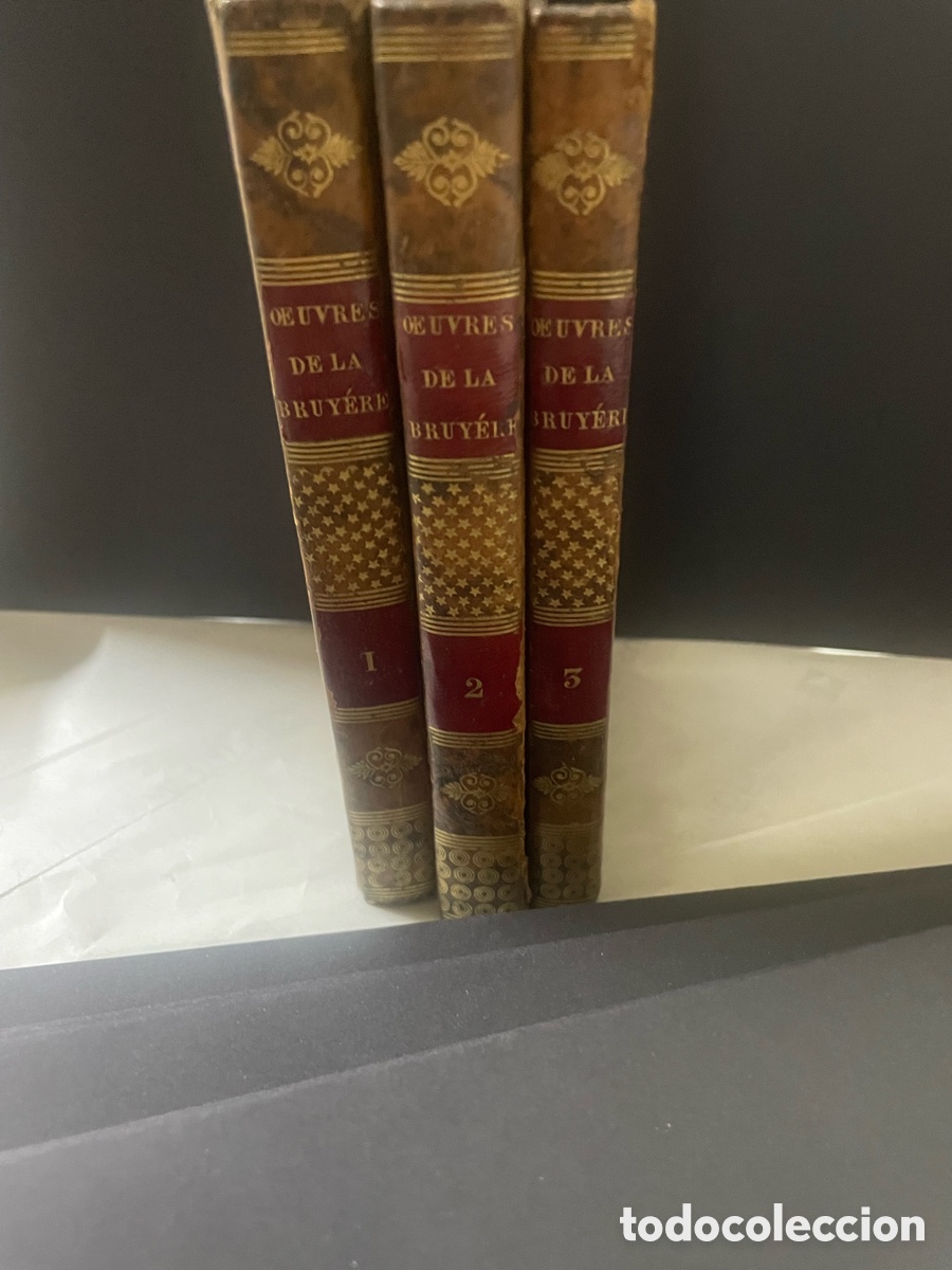 Libros antiguos: Les Caracteres De Bruyere 3 Tomos 1821,
