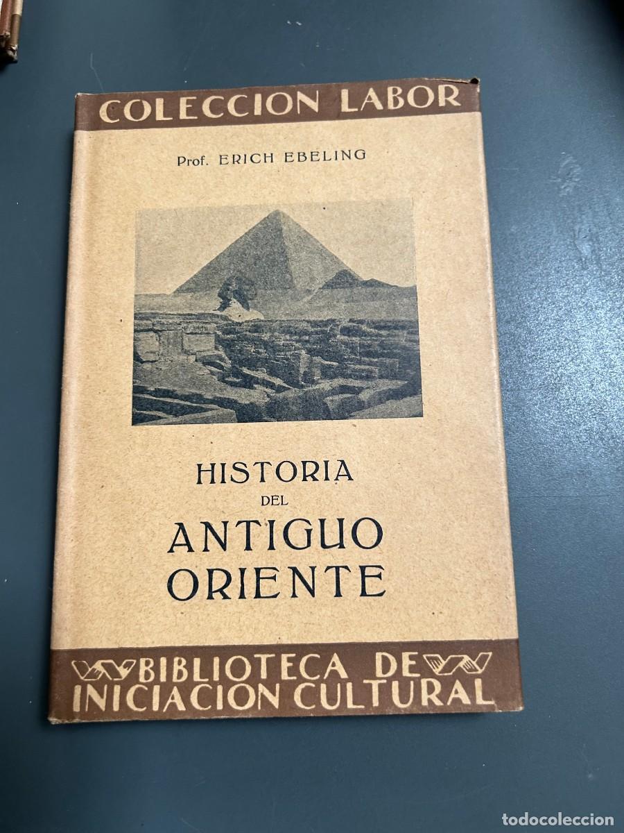 Libros antiguos: HISTORIA DEL ANTIGUO ORIENTE. ERICH EBELING.
