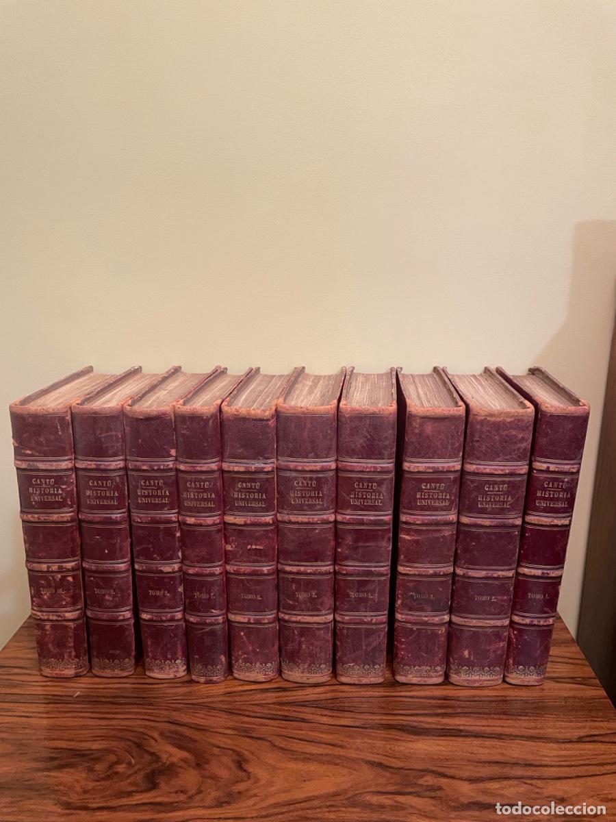 Libros antiguos: Historia Universal Cesar Cant&uacute; 1857