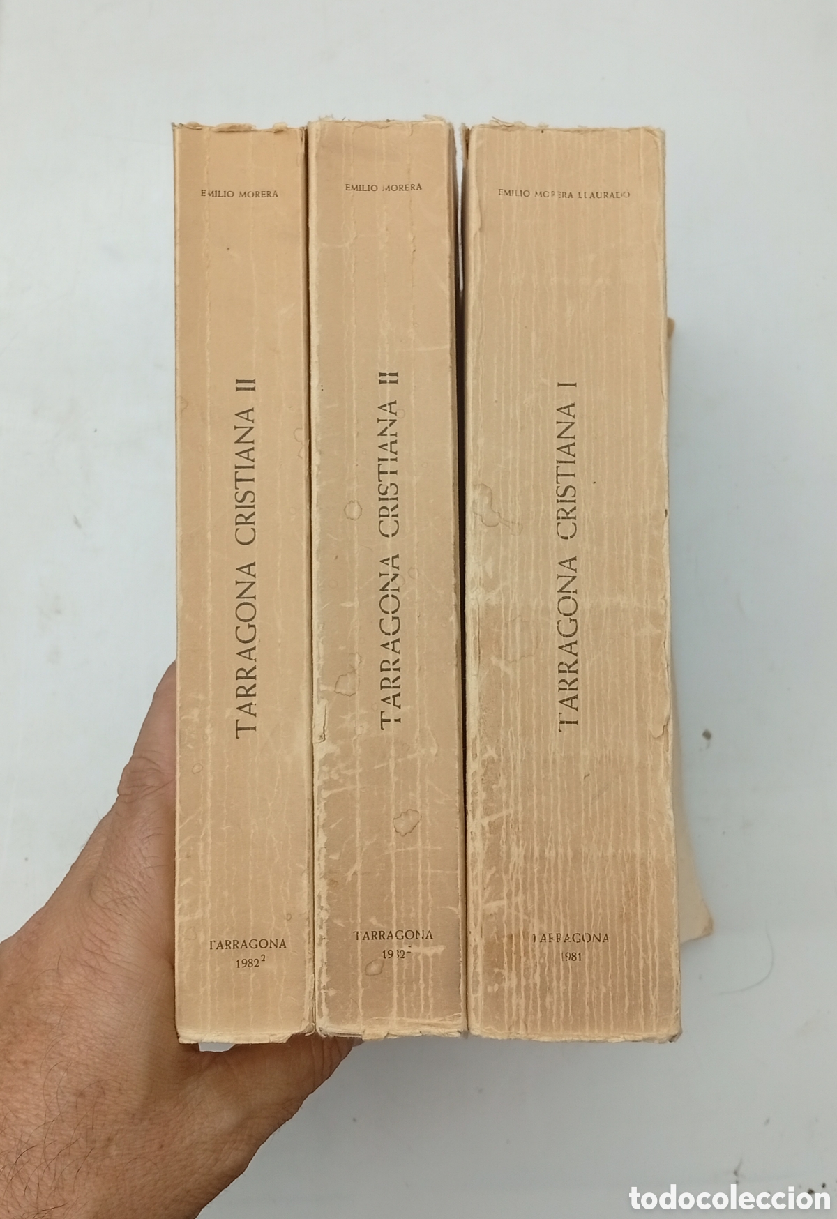 Libros antiguos: Tarragona Cristiana Emili Morera reedici&oacute;n 1982