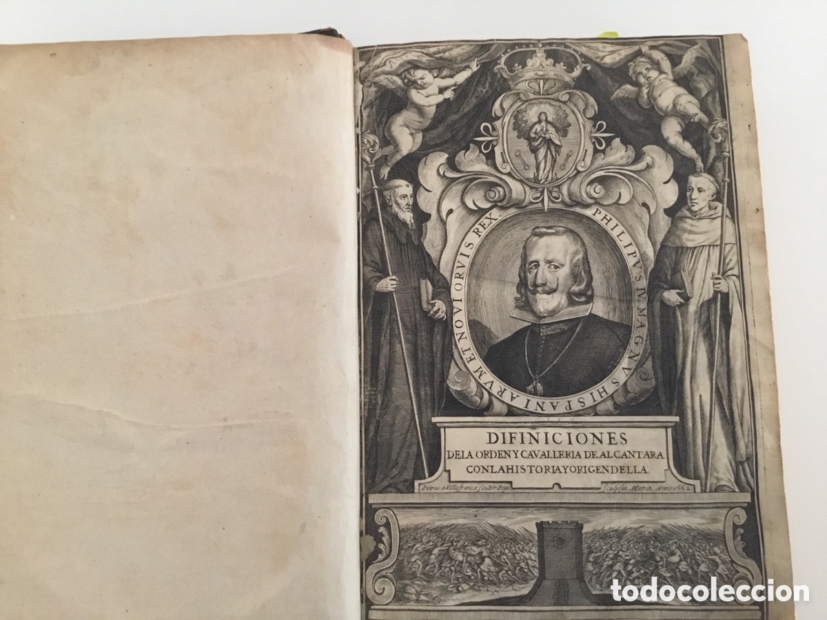 Libros antiguos: Orden de Alc&aacute;ntara . Madrid 1662.
