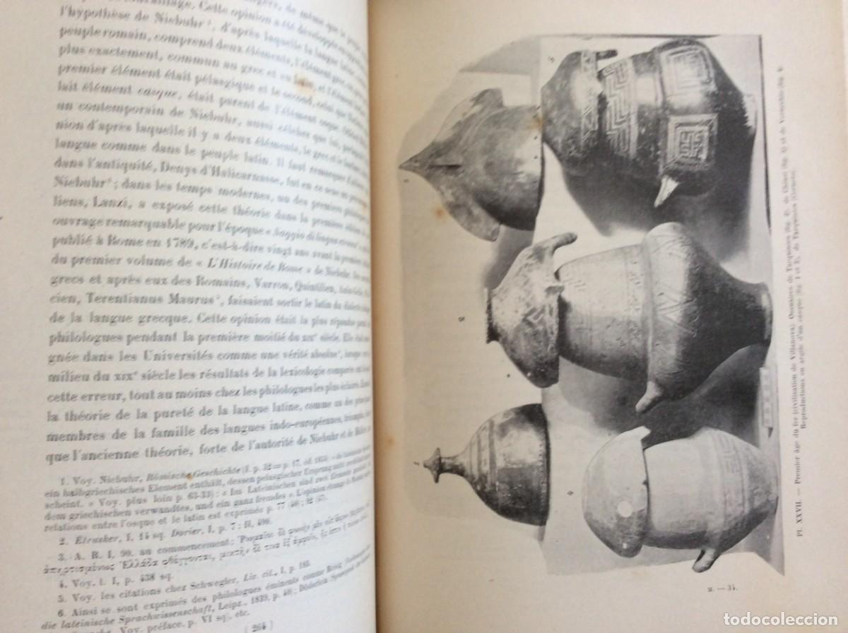 Libros antiguos: Introduction a l&acute; histoire romaine (l'ethnologie pr&eacute;historique, les influences civilisatrices...1907