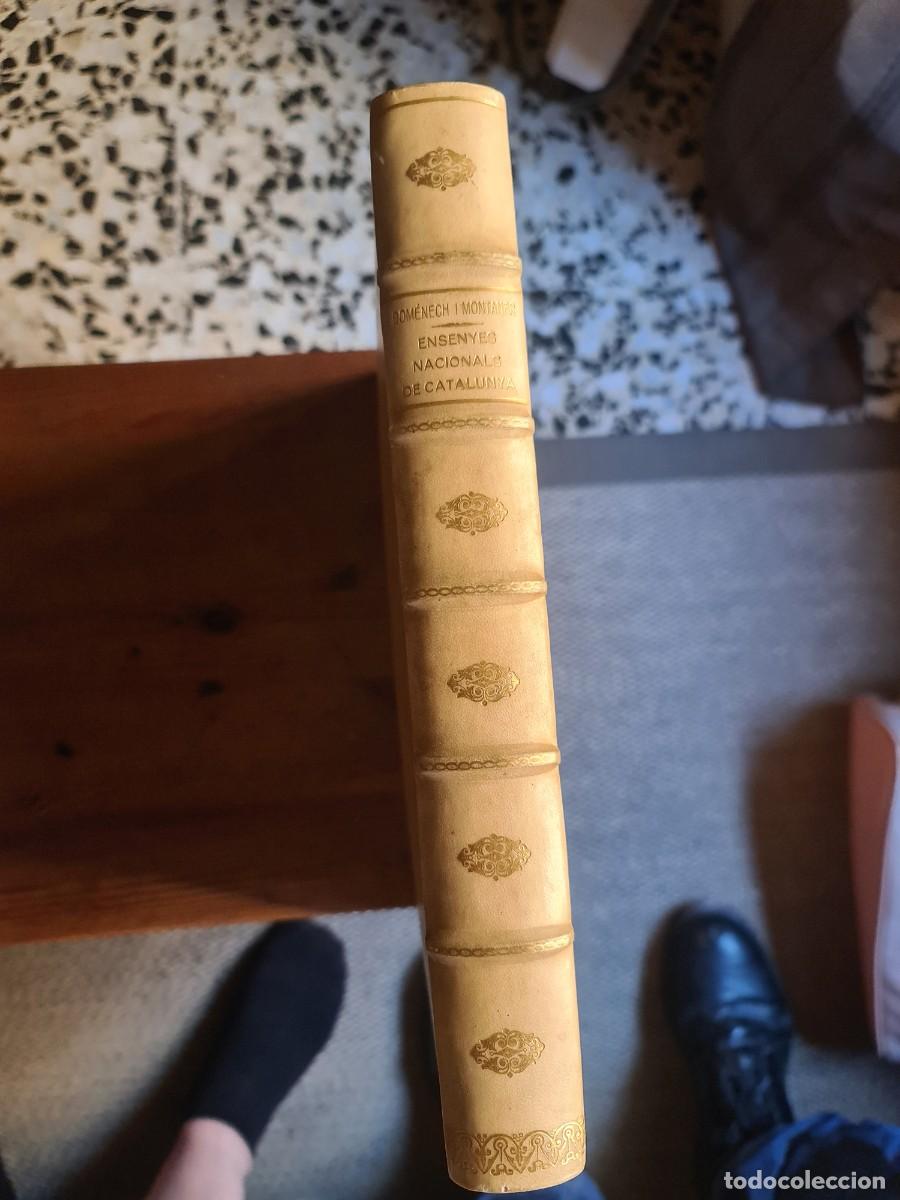 Libros antiguos: Ensenyes nacionals de Catalunya. De Llu&iacute;s Dom&egrave;nech i Montaner. Exemplar 13/310.