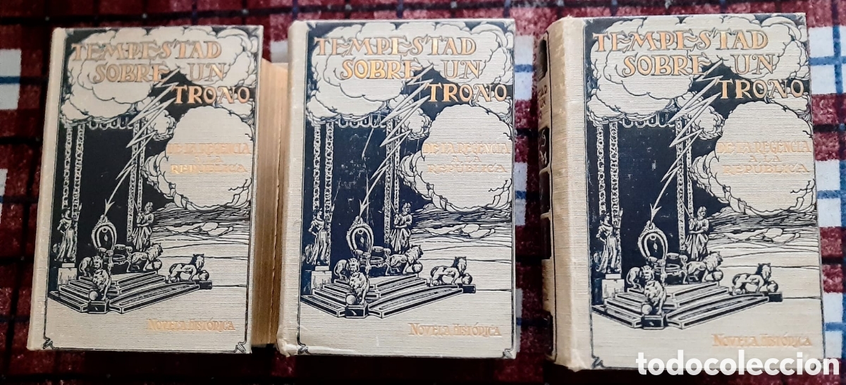 Libros antiguos: CRIST&Oacute;BAL DE CASTRO; TEMPESTAD SOBRE UN TRONO 1932 DE LA REGENCIA A LA REP&Uacute;BLICA OBRA COMPLETA