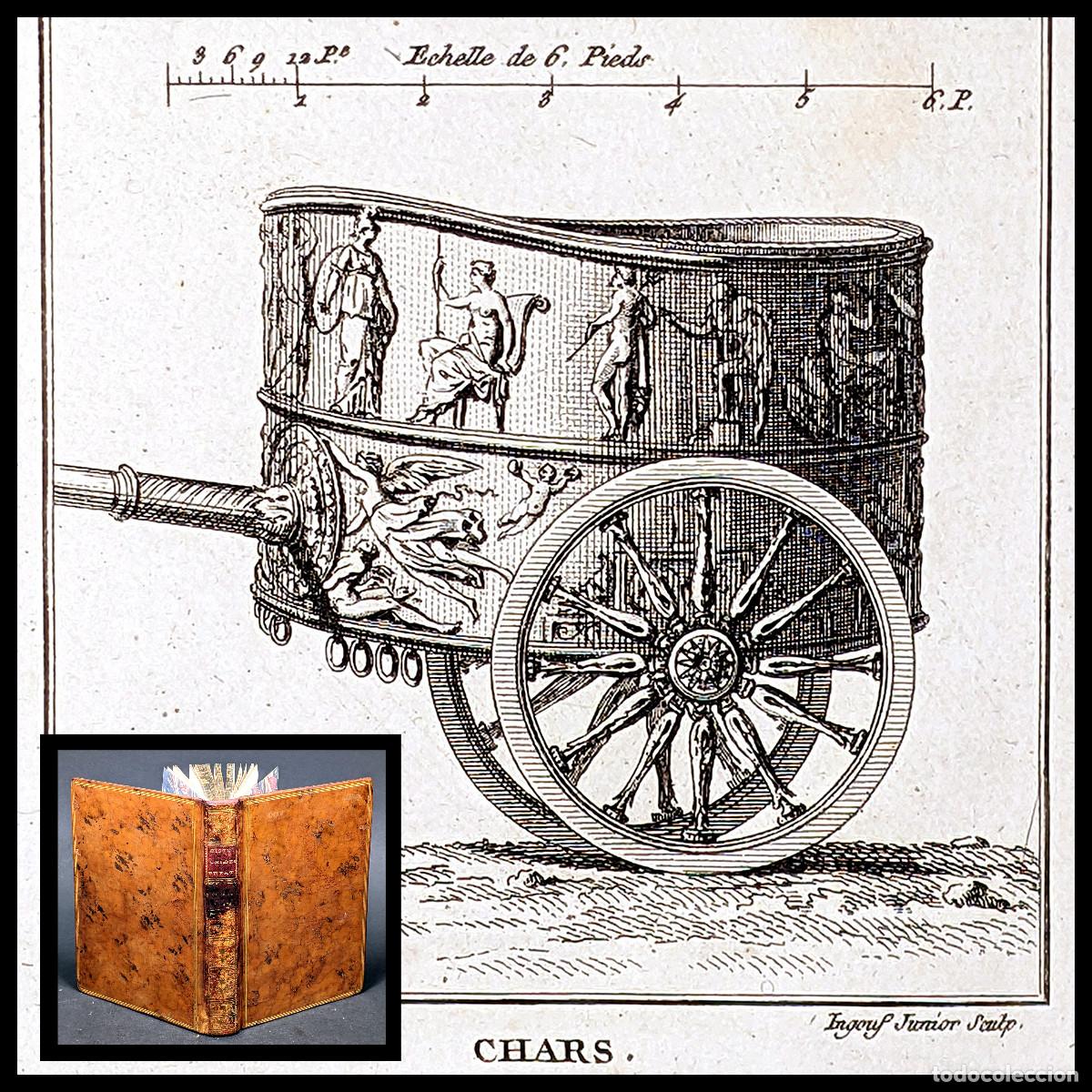 Libros antiguos: A&ntilde;o 1779 1&ordf; ED Gladiadores Cuadrigas romanas Arqueolog&iacute;a Arquitectura Historia teatros Grabados