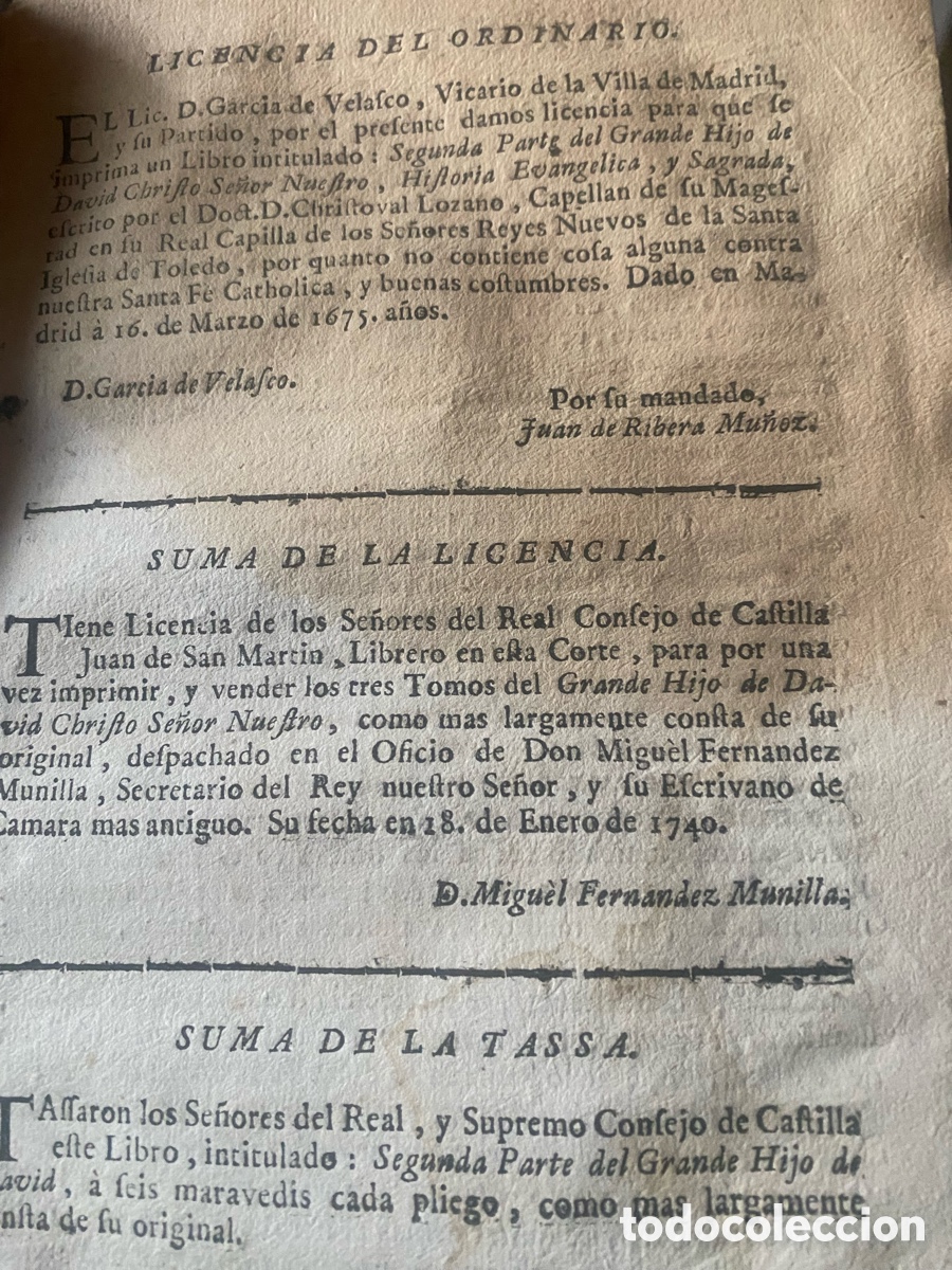 Libros antiguos: E grande hijo de David - Foto 6
