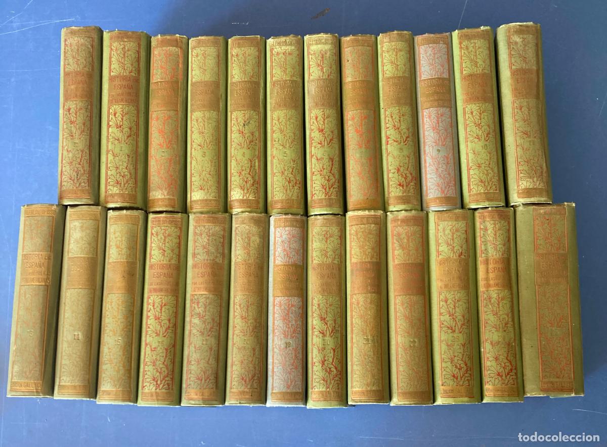 Libros antiguos: HISTORIA DE ESPA&Ntilde;A Y DE LAS REPUBLICAS LATINOAMERICANAS - COMPLETA 25 TOMOS - 1915 - ALFREDO OPISSO