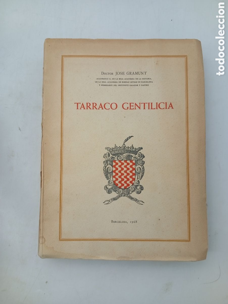 Old books: Tarraco Gentilicia 1967