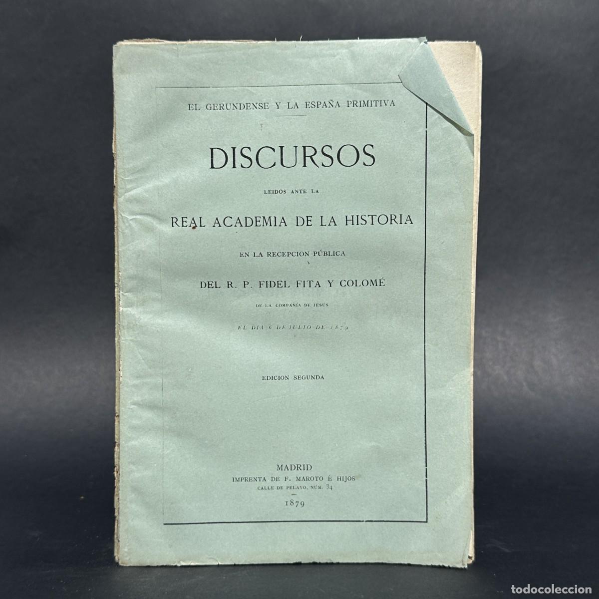 Libros antiguos: a&ntilde;o 1879 - EL GERUNDENSE Y LA ESPA&Ntilde;A PRIMITIVA - GIRONA - GERONA -