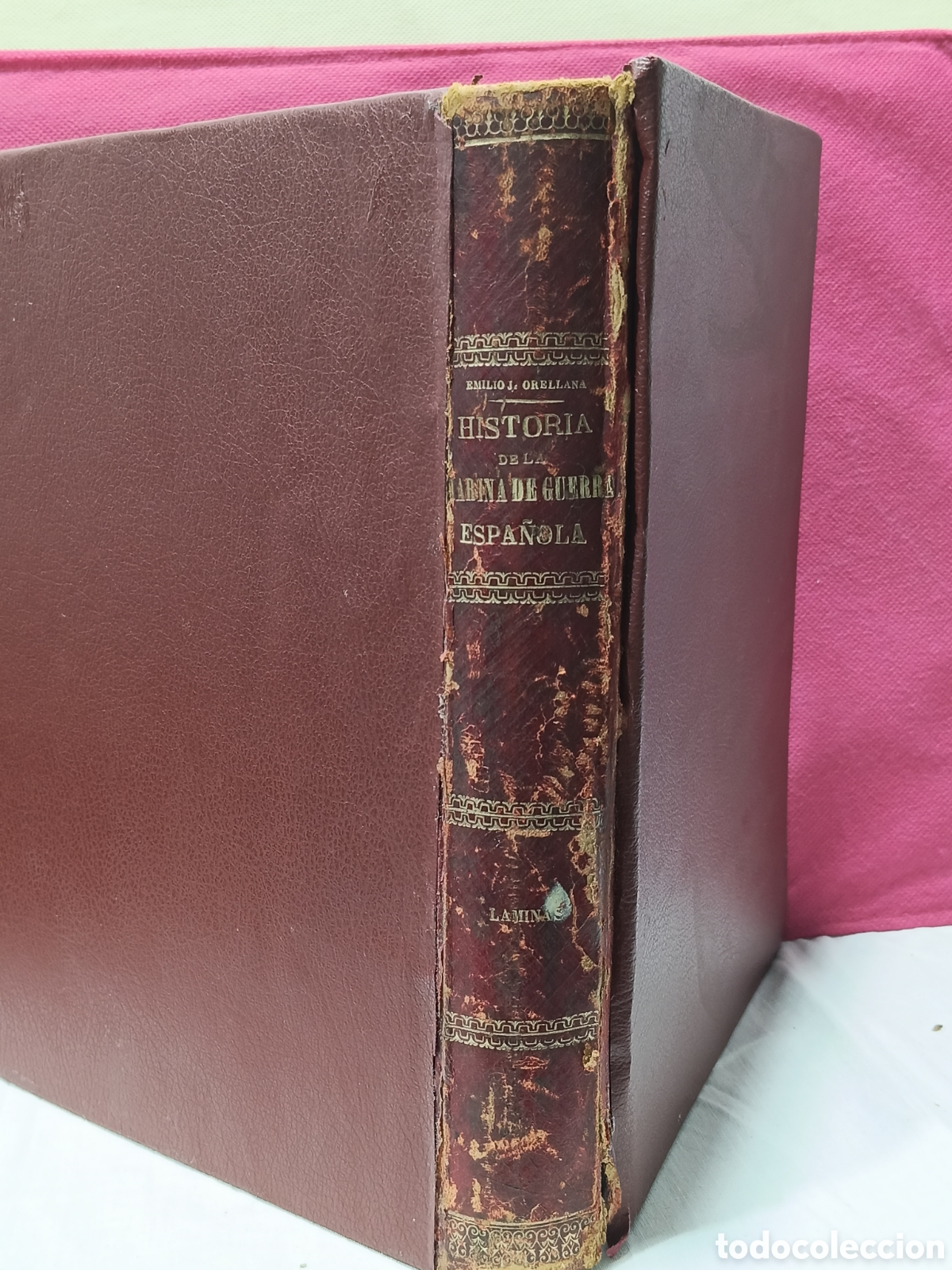 Libros antiguos: HISTORIA DE LA MARINA DE GUERRA ESPA&Ntilde;OLA.( MAS DE 300 LAMINAS).FINALES SIGLO XIX. EMILIO J. ORELLANA