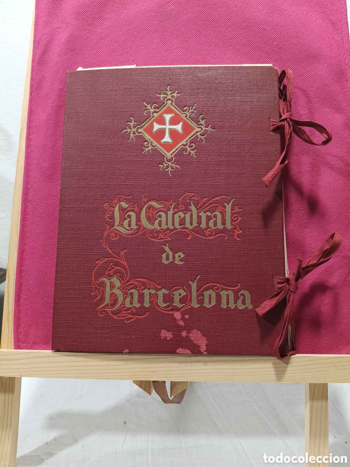 Libros antiguos: LAS MAS BELLAS VISTAS DE LA CATEDRAL DE BARCELONA.25 PLANCHAS AL AGUA-FUERTE. J. MAS Y MASCARO 1929