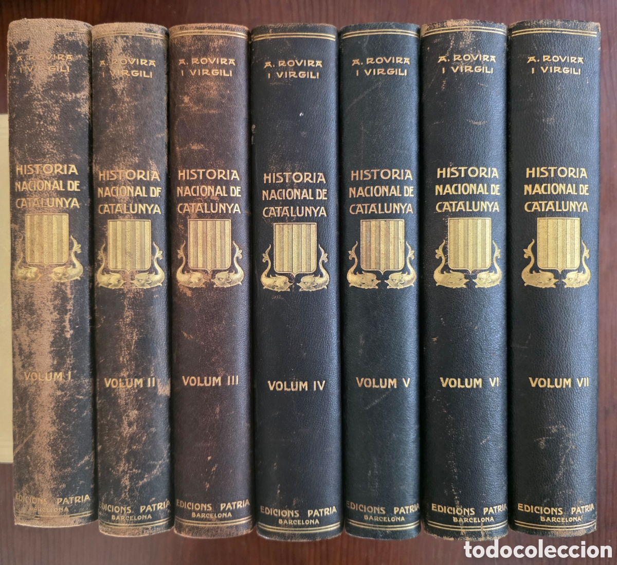 Libros antiguos: Hist&ograve;ria nacional de Catalunya 7 libros
