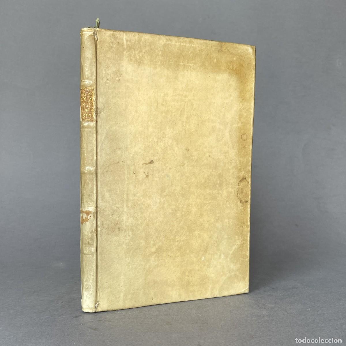 Libros antiguos: A&ntilde;o 1731 - Jacobi Facciolati - Animadversiones Criticae - Pergamino - Lat&iacute;n