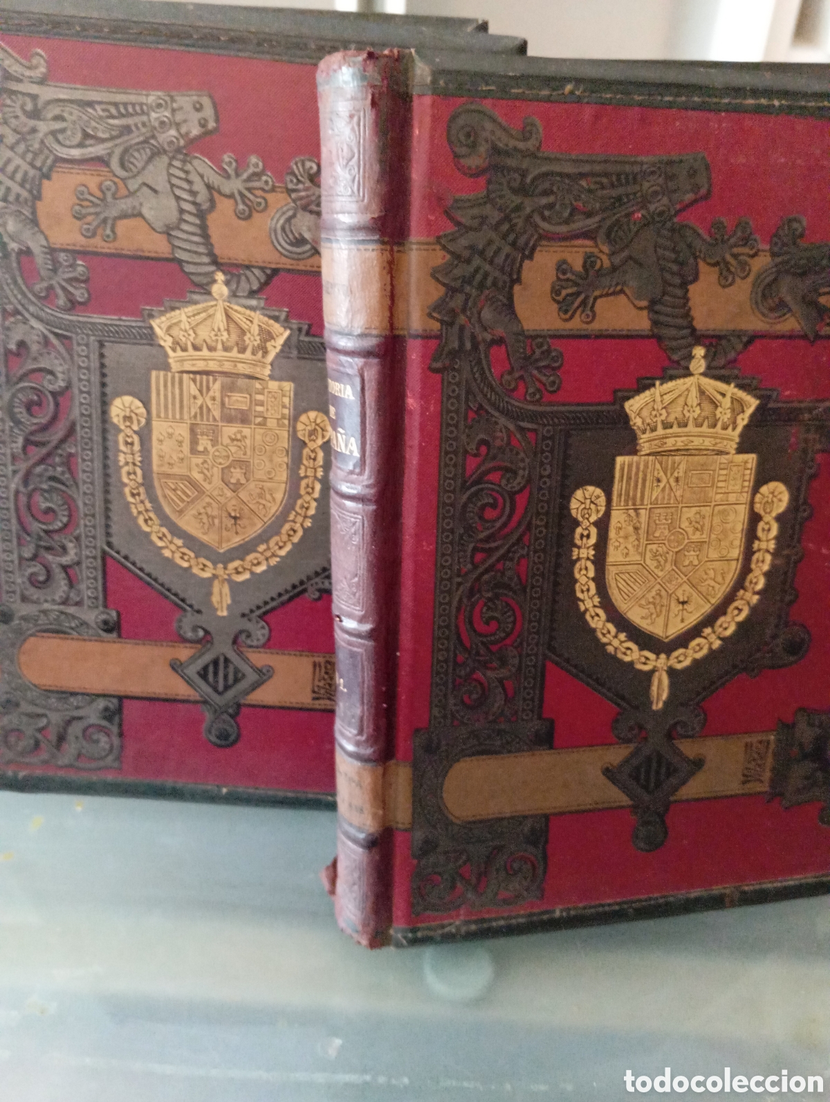 Libros antiguos: lote 15 tomos Historia General de Espa&ntilde;a Modesto la fuente -Juan Valera 1889 ed/ Montaner y Simon