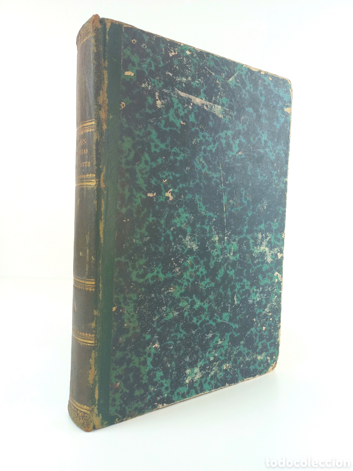 Libros antiguos: Los h&eacute;roes y las grandezas de la tierra V. Manuel Ortiz de la Vega. Jos&eacute; Cuesta, 1855. Ilustrado.