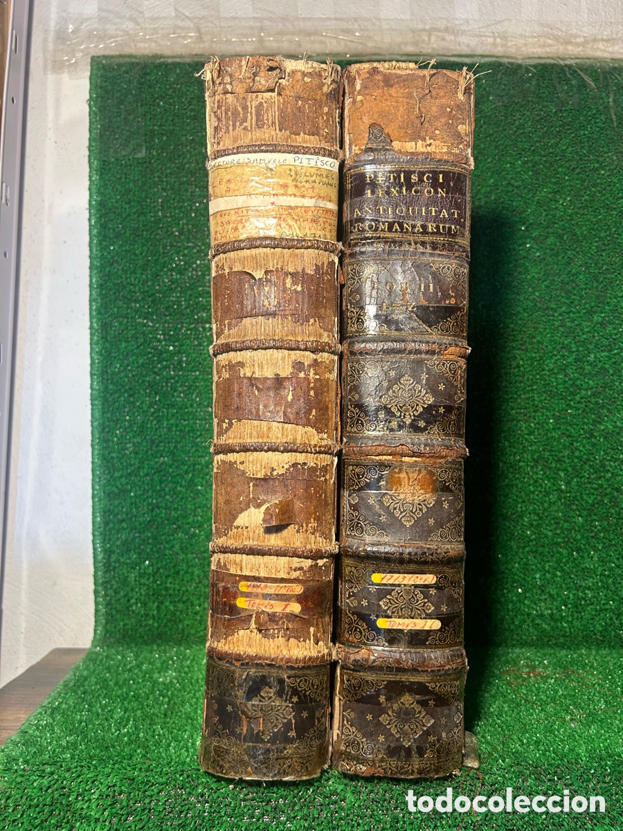 Libros antiguos: LEXICON ANTIQUITATUM ROMANARUM - PITISCUS -1713 -A1