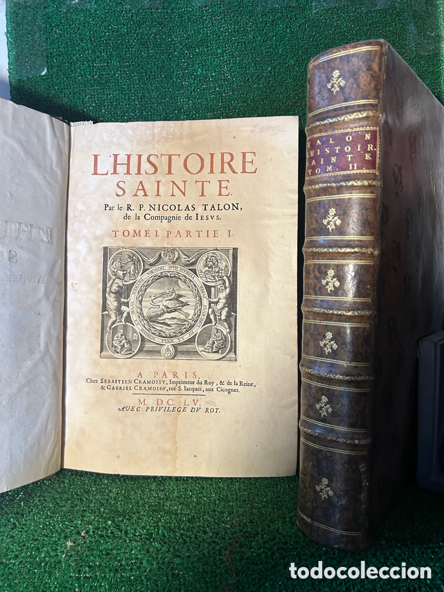 Libros antiguos: LA HISTORIA SAGRADA - NICOLAS TALON -1655-A2