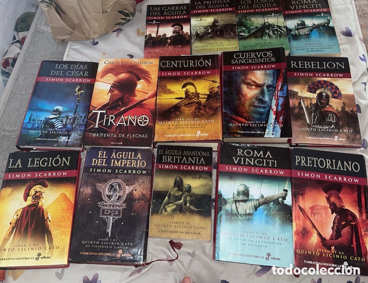 Libros antiguos: Lote Sim&oacute;n scarrow en muy buenas condiciones